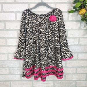 Toddler Cheetah Print Tunic Top/Dress Size 5/6